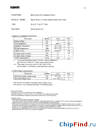 Datasheet BH6789FVM manufacturer Rohm