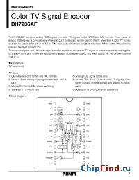 Datasheet BH7236AF manufacturer Rohm