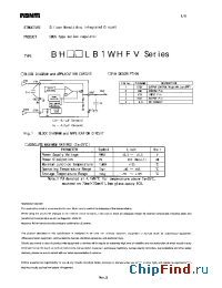 Datasheet BHXXLB1WHFV manufacturer Rohm