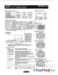 Datasheet BP5042-15 manufacturer Rohm