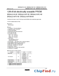 Datasheet BR24L01AF-W manufacturer Rohm