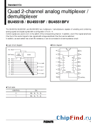 Datasheet BU4551BFV manufacturer Rohm