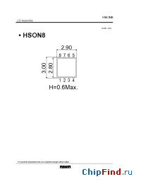 Datasheet HSON8 manufacturer Rohm