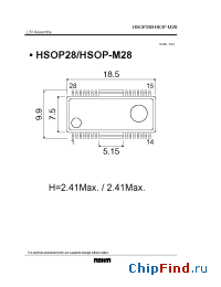 Datasheet HSOP-M28 manufacturer Rohm