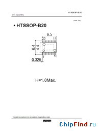 Datasheet HTSSOP-B20 manufacturer Rohm