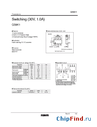 Datasheet QS6K1 manufacturer Rohm