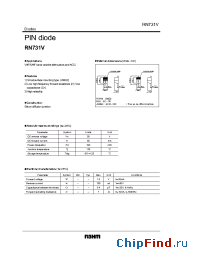 Datasheet RN731V manufacturer Rohm