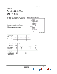 Datasheet SML-310FT manufacturer Rohm