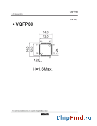 Datasheet VQFP80 manufacturer Rohm