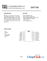 Datasheet SM7186 manufacturer SamHop