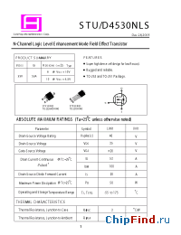Datasheet STD4530NLS manufacturer SamHop