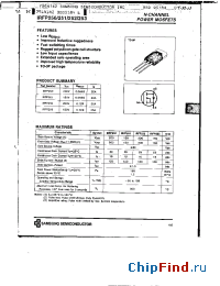 Datasheet IRFP250 manufacturer Samsung