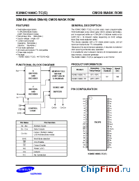Datasheet K3N6C1000C-TCE manufacturer Samsung