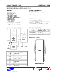 Datasheet K3N6U1000C manufacturer Samsung