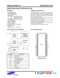 Datasheet K3N6U1000E-GC12 manufacturer Samsung