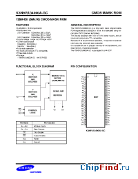 Datasheet K3N9V4000A manufacturer Samsung