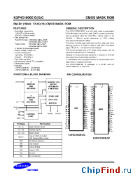 Datasheet K3P4C1000E manufacturer Samsung