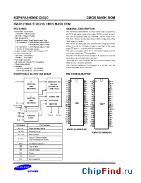 Datasheet K3P4V1000E-GC10 manufacturer Samsung