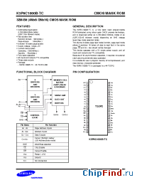 Datasheet K3P6C1000B manufacturer Samsung