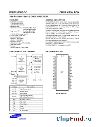 Datasheet K3P6C1000F manufacturer Samsung