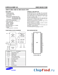 Datasheet K3P6U1000F manufacturer Samsung