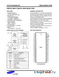 Datasheet K3P7U2000A manufacturer Samsung