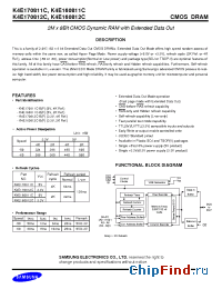 Datasheet K4E170812C manufacturer Samsung