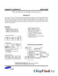 Datasheet K4E640411C manufacturer Samsung