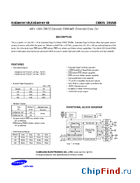 Datasheet K4E641611B manufacturer Samsung
