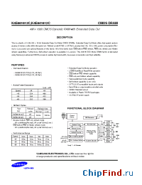 Datasheet K4E641612C manufacturer Samsung