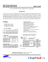 Datasheet K4F171611D-J manufacturer Samsung