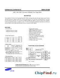 Datasheet K4F641612C manufacturer Samsung