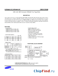 Datasheet K4F660412C manufacturer Samsung