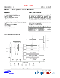 Datasheet K4S280832C-N manufacturer Samsung