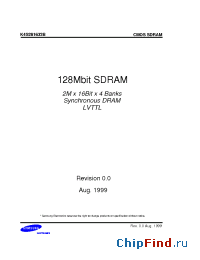 Datasheet K4S281632B-TC80 manufacturer Samsung