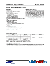 Datasheet K4S28323LF-F(H)E/N/S/C/L/R1H manufacturer Samsung
