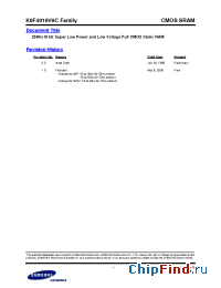 Datasheet K6F4016V6C-F manufacturer Samsung