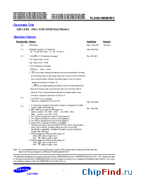 Datasheet K9F5616Q0B-HCB0 manufacturer Samsung