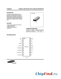 Datasheet KA8501 manufacturer Samsung