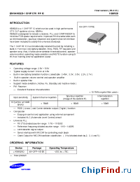 Datasheet KB8528 manufacturer Samsung