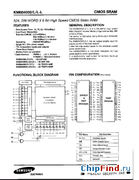 Datasheet KIM684000-10 manufacturer Samsung