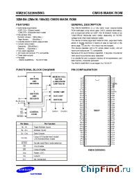 Datasheet KM23C32205B-10 manufacturer Samsung