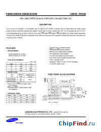 Datasheet KM48C8004B manufacturer Samsung