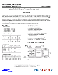 Datasheet KM48V2000B manufacturer Samsung