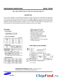 Datasheet KM48V8104B manufacturer Samsung