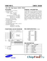 Datasheet KM611001L manufacturer Samsung