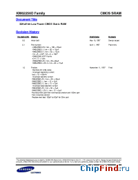 Datasheet KM62256DLRGI-7 manufacturer Samsung