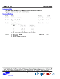 Datasheet KM68257C manufacturer Samsung
