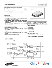 Datasheet KS0125 manufacturer Samsung
