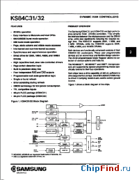 Datasheet KS84C31 manufacturer Samsung